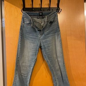 Urban outfitters BDG kick flare high rise cropped jeans, size 28